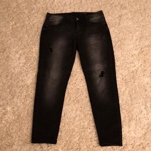 Kensie black jeans Sz 6